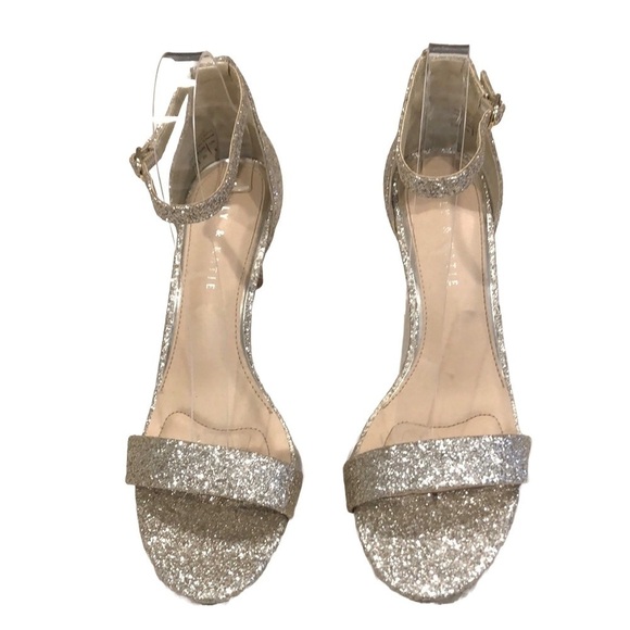 Kelly & Katie Shoes - Kelly & Katie Glitter Heels - Style Kirstie 8.5